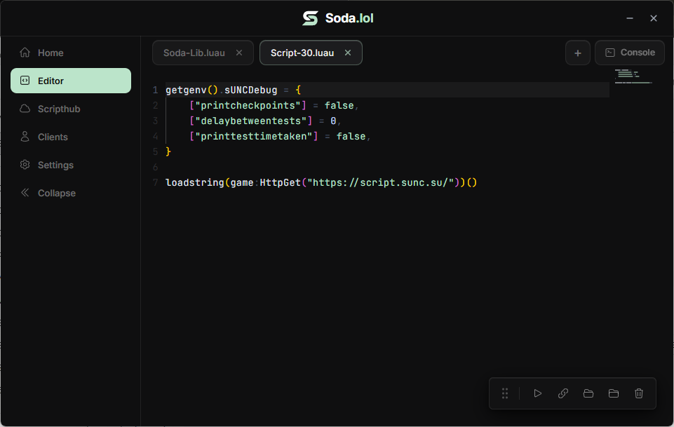 SODA.lol Executor UI
